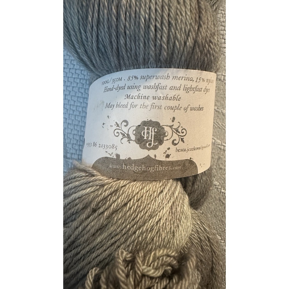 Hedgehog Fibres Sock yarn hand dyed merino - Picture 3 of 5